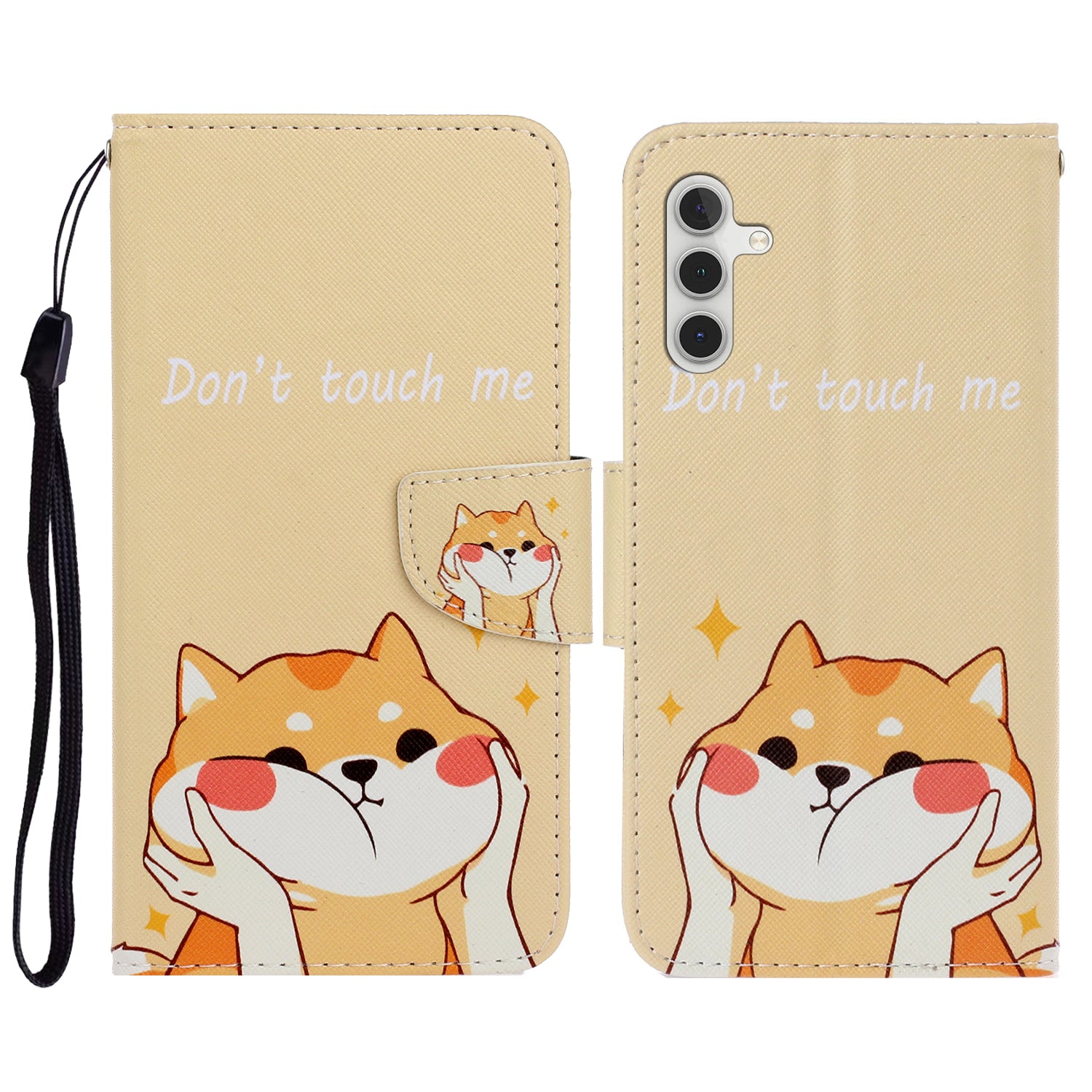 Pattern Printing PU Leather Cover for Samsung Galaxy S23 FE Cross Texture Wallet Phone Case with Strap Pattern Printing PU Leather Cover for Samsung Galaxy S23 FE Cross Texture Wallet Phone Case with Strap
